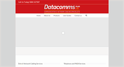 Desktop Screenshot of datacommsplus.co.nz