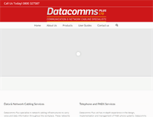 Tablet Screenshot of datacommsplus.co.nz